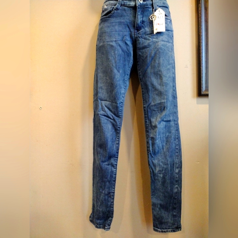 Classic Skinny Leg Blue Jeans